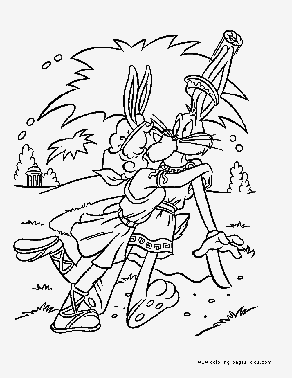 gangster bugs bunny coloring pages - photo #7
