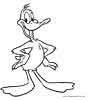 Daffy Duck color page, cartoon coloring pages picture print