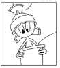 Marvin the martian coloring picture
