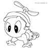 Marvin the martian colouring page