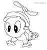 Marvin the martian color page, cartoon coloring pages picture print