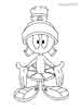 Marvin the martian color page, cartoon coloring pages picture print