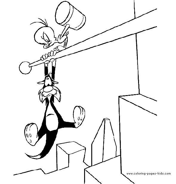selvester coloring pages - photo #26