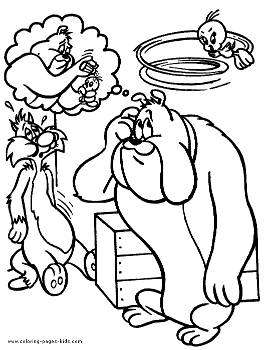 Coloring Pages Of Tweety Bird. Free Coloring Pages Of Tweety