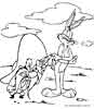 Yosemite Sam, color page, cartoon coloring pages picture print