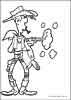 Lucky Luke color page, cartoon coloring pages picture print