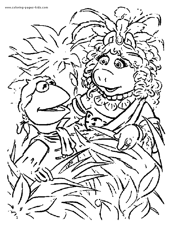 The Muppet Show cartoon characters coloring pages, color plate, coloring sheet,printable coloring picture