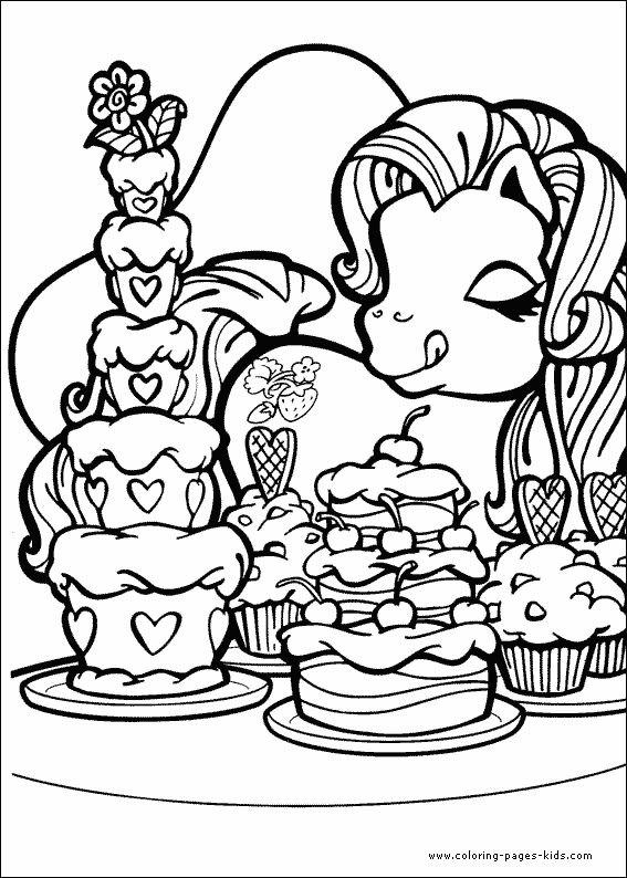My Little Pony color page - Coloring pages for kids - Cartoon