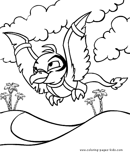 Neopets color page cartoon characters coloring pages, color plate, coloring sheet,printable coloring picture