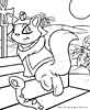 Neopets color page, cartoon coloring pages picture print