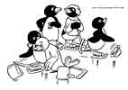 Pingu color page, cartoon coloring pages picture print