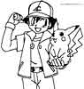 Pokemon color page, cartoon coloring pages picture print