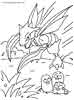 Pokemon color page, cartoon coloring pages picture print