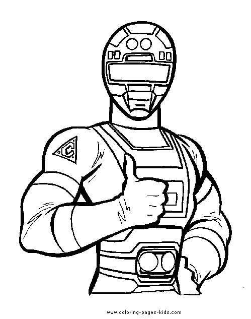 classic power rangers coloring pages - photo #4