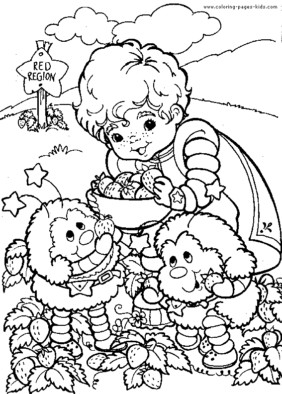 rainbow bright coloring pages - photo #32