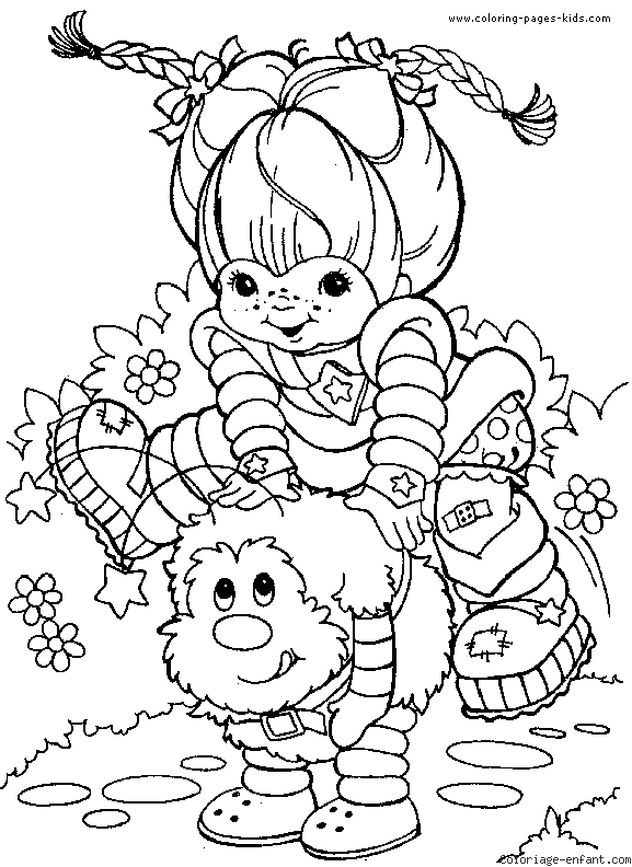 rainbow brite coloring book pages - photo #7