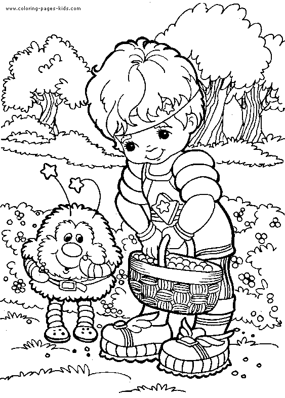 Rainbow Brite color page cartoon characters coloring pages, color plate, coloring sheet,printable Rainbow Brite picture