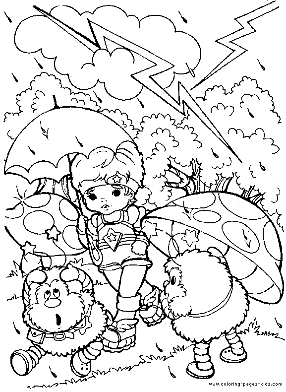 rainbow bright coloring pages - photo #35
