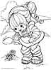 Rainbow Brite color page, cartoon coloring pages picture print