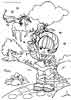 Rainbow Brite color page, cartoon coloring pages picture print