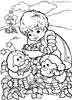 Rainbow Brite color page, cartoon coloring pages picture print