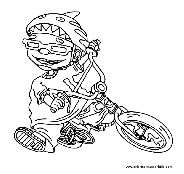 Rocket Power color page - Coloring pages for kids - Cartoon characters