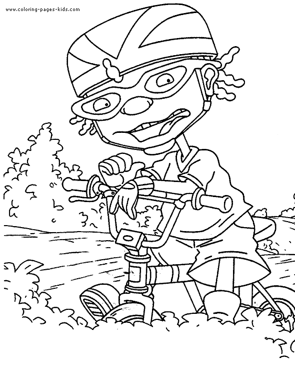 Rocket Power color page cartoon characters coloring pages, color plate, coloring sheet,printable coloring picture