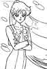 Sailor Moon color page, cartoon coloring pages picture print