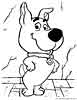 Scooby Doo color page, cartoon coloring pages picture print