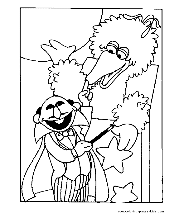 Sesame street color page cartoon characters coloring pages, color plate, coloring sheet,printable coloring picture