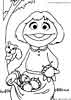 Sesame street coloring page