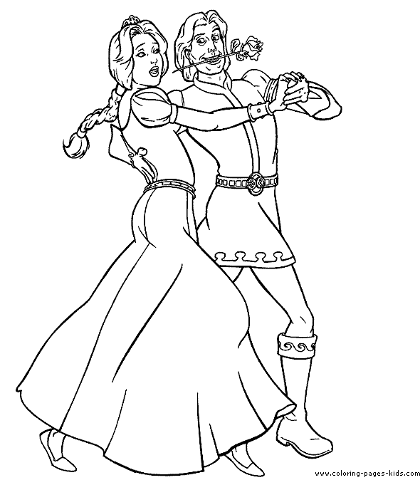 fairy godmother shrek 2 coloring pages - photo #29