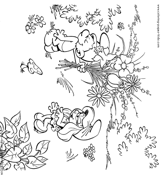 Smurfs color page cartoon characters coloring pages, color plate, coloring sheet,printable coloring picture