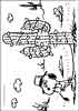 Snoopy peanuts color page, cartoon coloring pages picture print