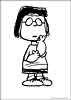 Snoopy peanuts color page, cartoon coloring pages picture print