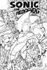 Sonic the Hedgehog color page, cartoon coloring pages picture print