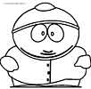 Cartman South Park coloring page