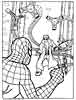 Spider Man color page, cartoon coloring pages picture print