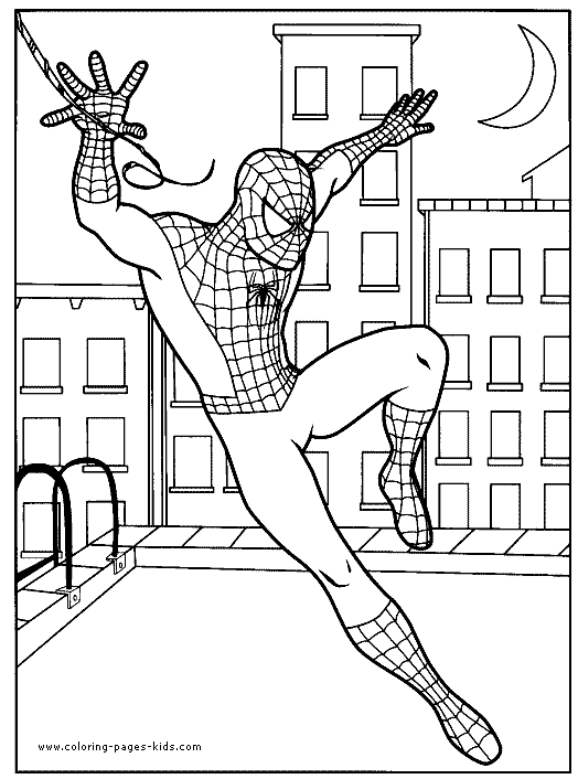 Spider-Man Coloring page for kids