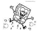 Spongebob squarepants color page, cartoon coloring pages picture print