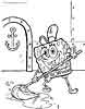 Spongebob squarepants color page, cartoon coloring pages picture print