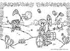 Spongebob squarepants color page, cartoon coloring pages picture print