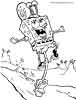 Spongebob squarepants color page, cartoon coloring pages picture print