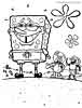 Spongebob squarepants color page, cartoon coloring pages picture print
