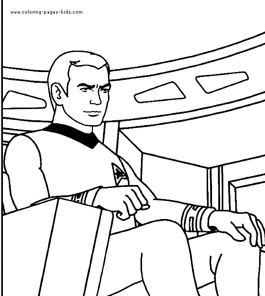 Star Trek color page