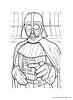 Darth Vader coloring page for kids