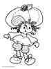 Strawberry Shortcake color page, cartoon coloring pages picture print