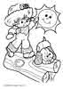 Strawberry Shortcake color page, cartoon coloring pages picture print