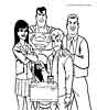 Superman coloring page