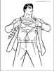 Superman color page, cartoon coloring pages picture print